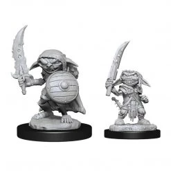 Action Figures Wizkids Pathfinder Battles Deep Cuts Unpainted Male Goblin Fighter Figure Set