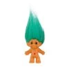 Super Impulse Action Figures World's Smallest Good Luck Trolls Teal Hair Mini Figure