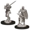 WizKids Dungeons And Dragons Female Human Fighter Nolzur's Miniatures Action Figures