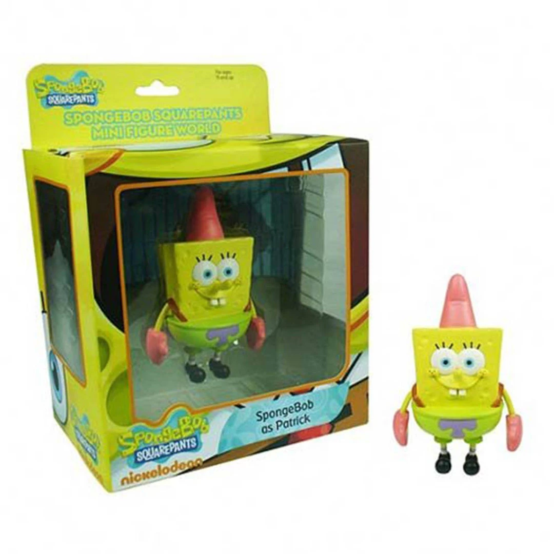 Yes Anime SpongeBob SquarePants World Series 1 Spongebob As Patrick Mini Figure Action Figures 3 Yes Anime SpongeBob SquarePants World Series 1 Spongebob As Patrick Mini Figure Action Figures