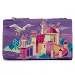 Loungefly Disney Ariel Castle Collection Flap Wallet Wallets