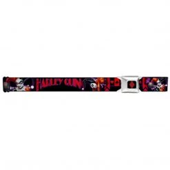 Buckle-Down Belts DC Comics Batman Harley Quinn Diamond Full Color Seatbelt Belt