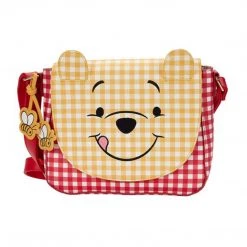 Bioworld Loungefly Disney Winnie The Pooh Gingham Crossbody Bag Purse Backpacks
