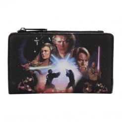 Loungefly Star Wars Trilogy Two May The Force Be With You Flap Wallet Wallets