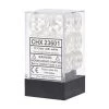 Game Accessories Chessex 12 Count 16mm D6 Translucent Clear White Dice CHX23601