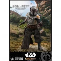 Sideshow Action Figures Hot Toys Star Wars The Mandalorian Boba Fett Deluxe Figure