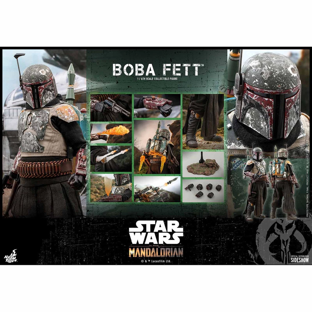 Sideshow Action Figures Hot Toys Star Wars Television Masterpiece Boba Fett 6th Scale Figure 10 Sideshow Action Figures Hot Toys Star Wars Television Masterpiece Boba Fett 6th Scale Figure