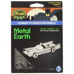 Fascinations All Model Kits Metal Earth DC Batman Classic TV Series Batmobile Steel Model Kit