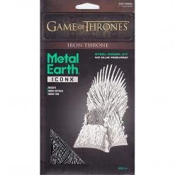 Fascinations All Model Kits Metal Earth Iconx Game Of Thrones Iron Throne Steel Model Kit