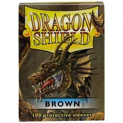 Card Games Dragon Shield Brown 100 Standard Size Card Sleeves