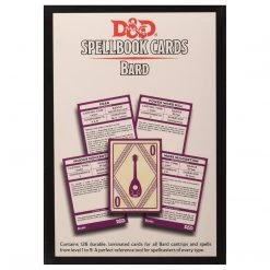 Wizards Of The Coast Dungeons And Dragons Bard Spell Cards Deck Card Games
