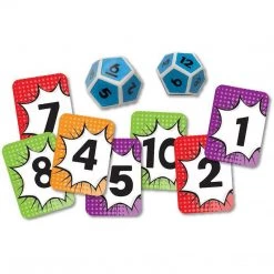 Scholastic Inc. Scholstic Math Match Dice And Card Game Card Games