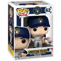 POP Vinyl's Funko MLB Milwaukee Brewers POP Christian Yelich Road Figure