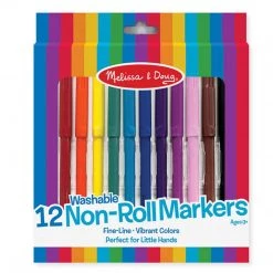 All Arts And Crafts Melissa And Doug 12 Non-Roll Washable Markers