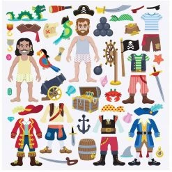 Melissa And Doug Pirate Puffy Reusable Sticker Play Set