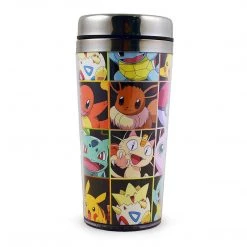 Out Of Print Cups And Mugs Pokemon Stainless Steel Character Group 16 Oz Travel Mug