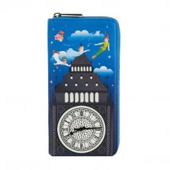 Wallets Loungefly Disney Peter Pan Glow Clock Zip Around Wallet