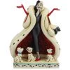 Enesco Disney Traditions Cruella De Vil With Puppies Figurine
