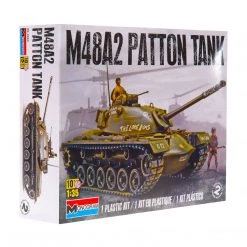 Carrera All Model Kits Monogram M48A2 Patton Tank 35th Scale Model Kit