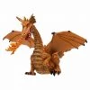 Land Mammals Papo Gold Dragon With Flame Fantasy Figure 39095