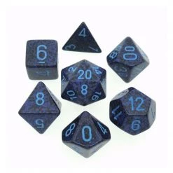 Chessex 7 Set Polyhedral Dice Cobalt CHX25307