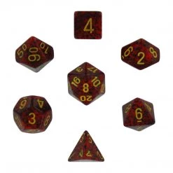 Chessex 7 Set Polyhedral Dice Speckled Mercury CHX25323