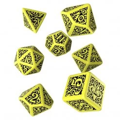 Game Accessories Q-Workshop Call Of Cthulhu Hastur Roleplaying 7 Piece Dice Set
