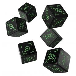 Q-Workshop Ingress Enlightened Roleplaying 6D6 Dice Set Game Accessories