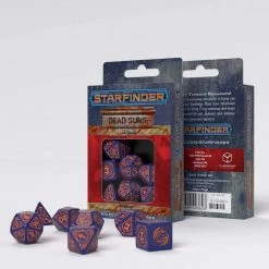 Game Accessories Q-Workshop Starfinder Dead Suns Roleplaying 7 Piece Dice Set