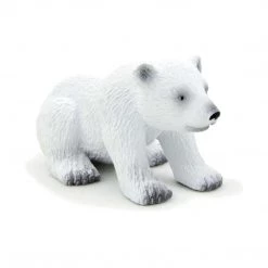 MOJO Polar Bear Cub Sitting Animal Figure 387021