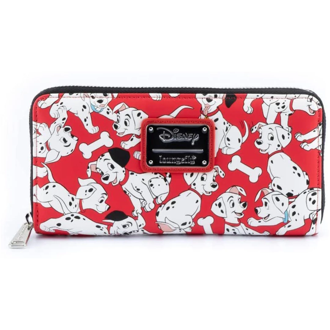 Loungefly Disney 101 Dalmatians 70th Anniversary All Over Print Zip Around Wallet Wallets 4 Loungefly Disney 101 Dalmatians 70th Anniversary All Over Print Zip Around Wallet Wallets