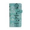 Wallets Shagwear Vintage Bird Cages Large Aqua Blue Zipper Wallet 2 Wallets Shagwear Vintage Bird Cages Large Aqua Blue Zipper Wallet