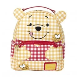 Bioworld Loungefly Disney Winnie The Pooh Gingham Mini Backpack Backpacks