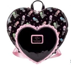 Bioworld Loungefly Valfre Double Heart Mini Backpack Backpacks