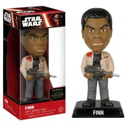 Funko Star Wars Force Awakens Wacky Wobbler Finn Bobble Head Figure Wacky Wobbler's