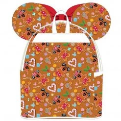 Backpacks Loungefly Disney Gingerbread All Over Print Mini Backpack With Headband