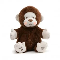 Superhero And Popular Culture Plush Gund Clappy Monkey 12 Inch Animated Plush