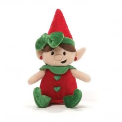 Gund Holiday Elf Gigglers Red Shirt 6 Inch Plush Figure Superhero And Popular Culture Plush