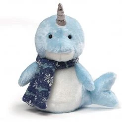 Superhero And Popular Culture Plush Gund Neptune Narwhal 10 Inch Plush