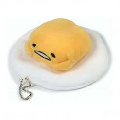 Anime Toys Gund Sanrio Gudetama Laying Down 4 Inch Plush Keychain