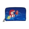 Loungefly Disney The Little Mermaid Ariel Fireworks Zip Around Wallet
