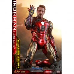 Sideshow Hot Toys Marvel Iron Man Mark LXXXV Battle Damaged Version Sixth Scale Figure