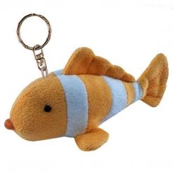 Puzzled Clownfish Plush Keychain Keychains