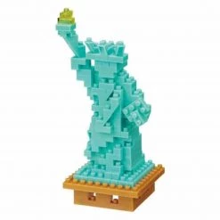 Blue Fin Nanoblock World Famous Statue Of Liberty Building Set