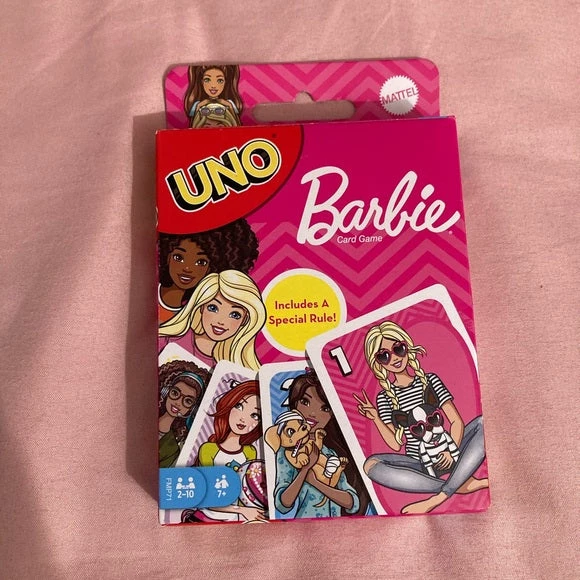 Mattel Card Games Barbie Uno The Card Game 3 Mattel Card Games Barbie Uno The Card Game
