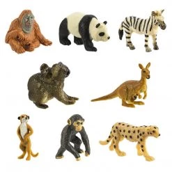Exotic Fun Pack Mini Good Luck Figures Safari Ltd Land Mammals