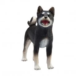 Land Mammals MOJO Shiba Inu Black Dog Animal Figure 387363