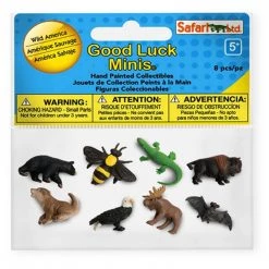 Land Mammals Wild America Fun Pack Mini Good Luck Figures Safari Ltd