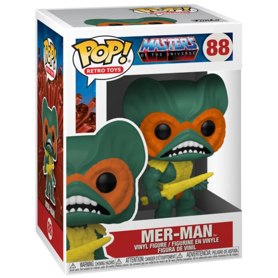POP Vinyl's Funko Masters Of The Universe POP Mer-man Vinyl Figure 3 POP Vinyl's Funko Masters Of The Universe POP Mer-man Vinyl Figure