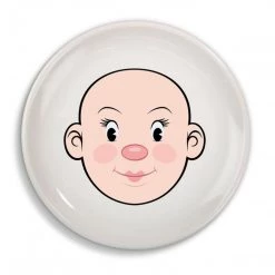 Novelty And Gag Gifts FRED Ms. Food Face Ceramic Activity Plate